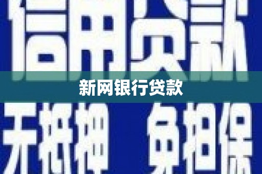 保亭新网银行贷款