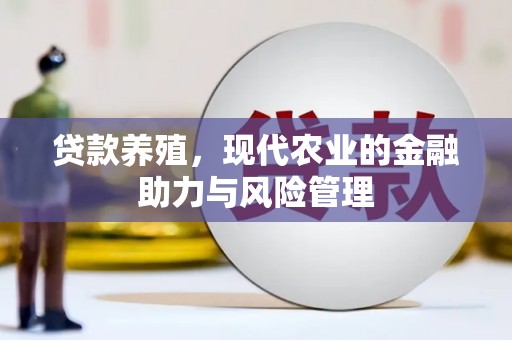 上犹贷款养殖，现代农业的金融助力与风险管理