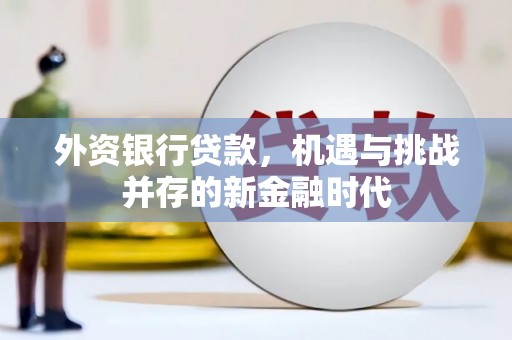 徐水外资银行贷款，机遇与挑战并存的新金融时代