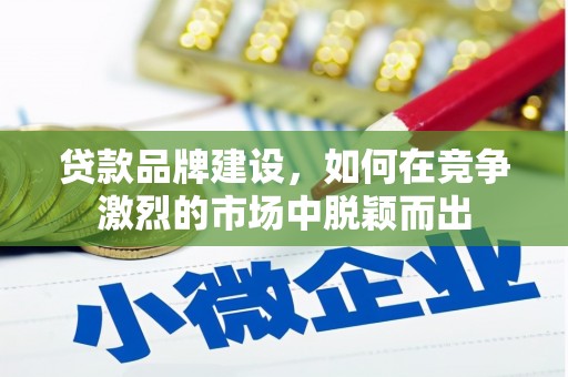 津南贷款品牌建设，如何在竞争激烈的市场中脱颖而出