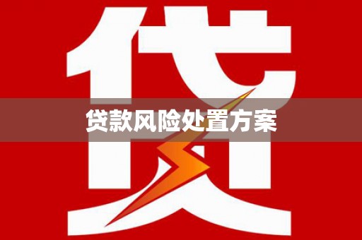 屏山贷款风险处置方案