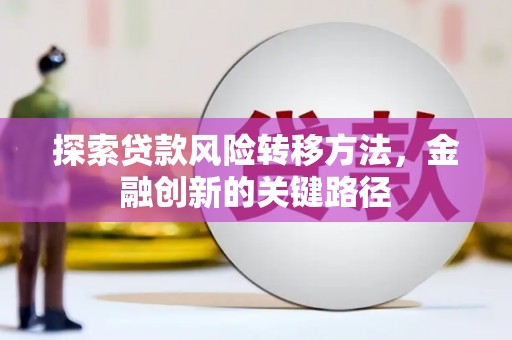 叶县探索贷款风险转移方法，金融创新的关键路径