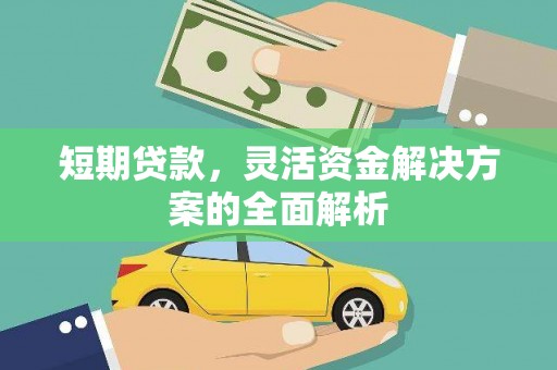 张店短期贷款，灵活资金解决方案的全面解析