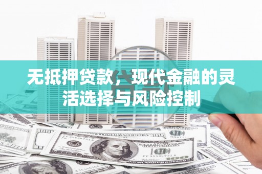 吴忠无抵押贷款，现代金融的灵活选择与风险控制