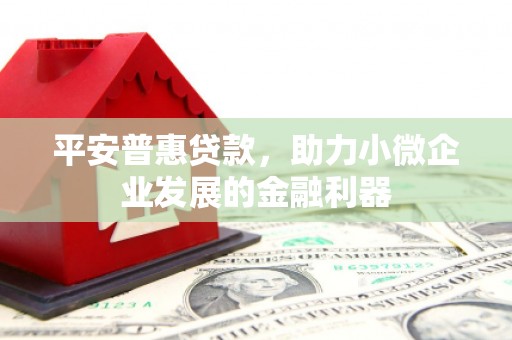 玉树平安普惠贷款，助力小微企业发展的金融利器