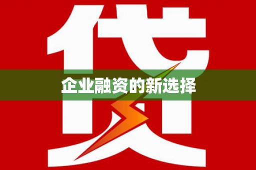 乐东企业融资的新选择