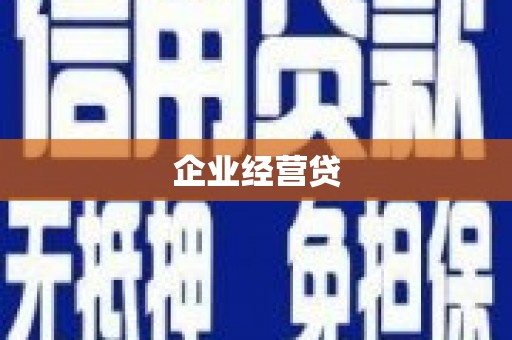 大丰企业经营贷