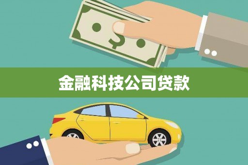集美金融科技公司贷款