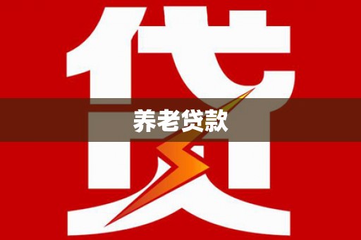 荆州养老贷款